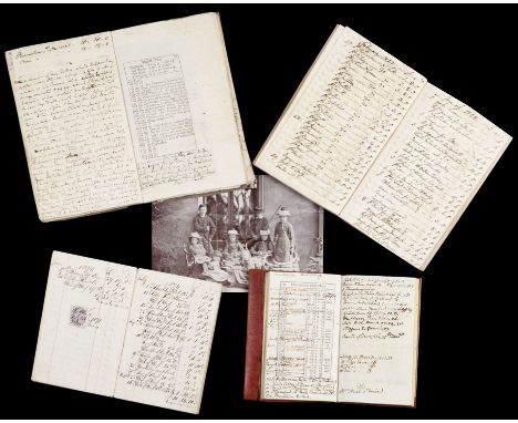 * Longner Hall, Shropshire. An archive of 38 almanacs and diaries, with annotations from the Burton family of Longner Hall, A