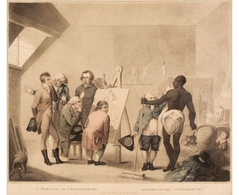 * Prints &amp; Engravings. A collection of six prints, mostly 19th-century, including Williamson (Thomas). A Meeting of Conno