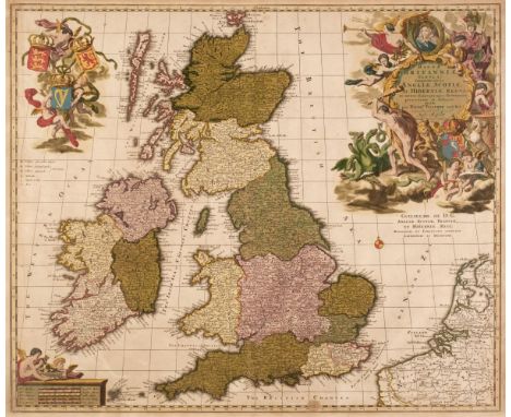 * British Isles. Visscher (Nicolas), Magnae Britanniae Tabula; Comprehendens Angliae, Scotiae, ac Hiberniae Regna..., publish