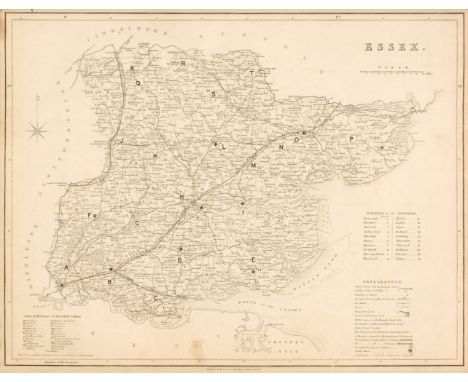 Robson (William) [Atlas of the English Counties], published by William Robson, [1839 or later], lacking title page and prelim