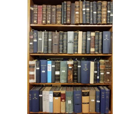 The Navy List. A near complete run of approximately 360 volumes, London: John Murray, 1816-1980, some light toning &amp; wear