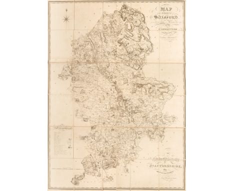 Staffordshire. Greenwood (C.), Map of the County of Stafford from Actual Survey made in the Years 1819 &amp; 1820, published 