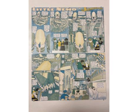 * McCay (Winsor, 1869-1934). Little Nemo in Slumberland, 1910, colour lithograph, printer's proof, as published in The New Yo