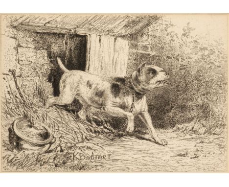 * Bodmer (Karl, 1809-1893). Watchdog from Eaux Fortes Animaux &amp; Paysages, 1860, seven etchings depicting animals includin