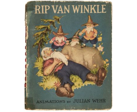 Wehr (Julian, illustrator). Animated! Mother Goose, Grosset and Dunlap, 1942, 4 full-page colour moveable plates (small repai