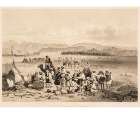 * Walton (W. L.). Fort of Mahomed Khan, near Cabul, London: J. Hogarth, H. Graves and Company, circa 1846, tinted lithograph 