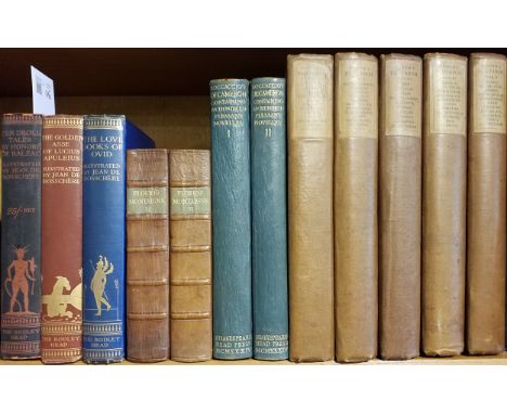 Shakespeare Head Press. Boccaccio. Decameron, 2 volumes, Oxford: Shakespeare Head Press, 1934, black and white illustrations 