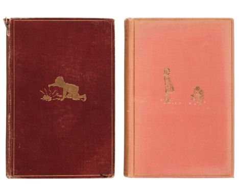 Milne (A. A.) Now We Are Six, 1st edition, London: Methuen &amp; Co., 1927, illustrations by E. H. Shepard, stitching breakin