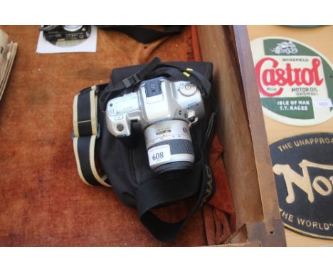 A Minolta camera and carrying case 