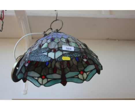 A Tiffany style light shade