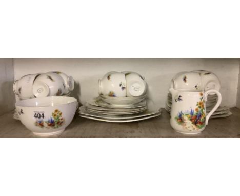VINTAGE BONE CHINA TEA SERVICE BY NORTHCOTT CHINA