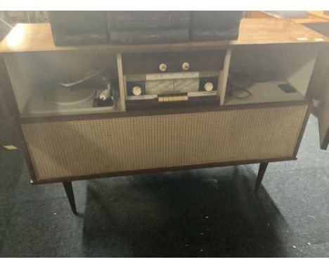 VINTAGE 1950'S EKCO RADIOGRAM WITH RECORD PLAYER