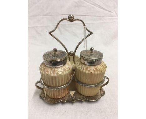 WORCESTER CRUET ON STAND