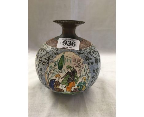 ENAMEL VASE