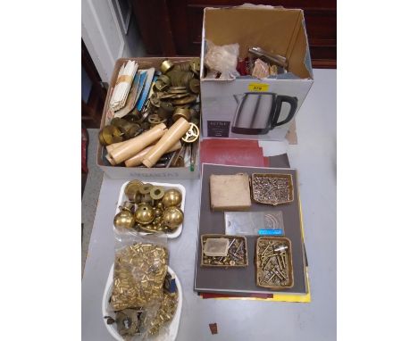 A quantity of watch and clock parts and tools to include taps and dies, and others Location: 11-3 
