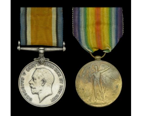 Pair: Second Lieutenant R. G. Good, Royal Army Service Corps, late attached to British Mission to Royal Serbian Army, and 67t