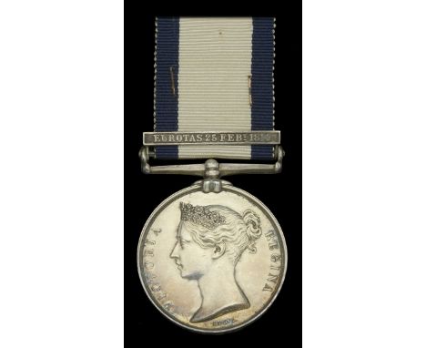 Naval General Service 1793-1840, 1 clasp, Eurotas 25 Feby. 1814 (Thomas Gallyer.) nearly extremely fine  £4,000-£5,000  ---  
