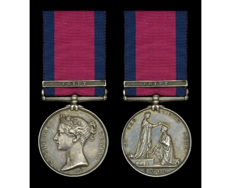 Military General Service 1793-1814, 1 clasp, Egypt (J. Parkins, R. Arty.) nearly very fine  £800-£1,000  ---  John Parkins wa
