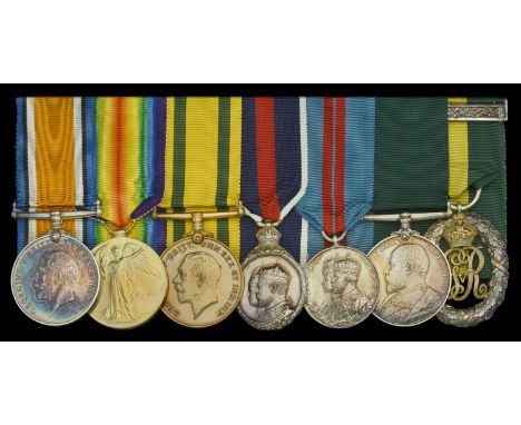 Seven: Lieutenant Colonel S. G. Smith, Hampshire Regiment, a stalwart of the Volunteer Force, who served with the Volunteer C