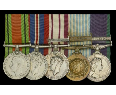 Five: Commander R. A. Stephens, Royal Navy  Defence and War Medals 1939-45; Naval General Service 1915-62, 1 clasp, Malaya, G