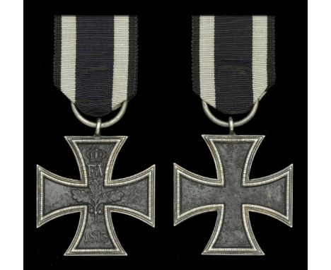 Germany, Prussia, Iron Cross 1813, Second Class breast badge, silver with iron centre, a good example, the construction of th
