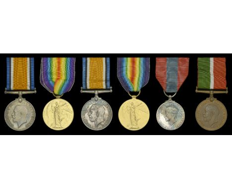 Pair: Captain H. A. Buller, Army Service Corps British War and Victory Medals (Capt. H. A. Buller) extremely fine  Three: Pio