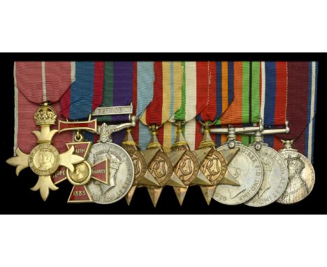 The unique and important 1936 ‘Palestine’ Military Division O.B.E., Second War R.R.C. and Second Award Bar group of ten award