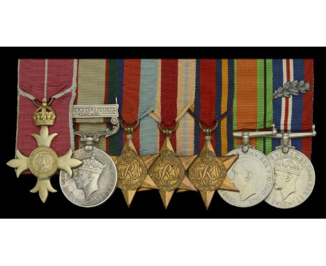 An interesting post-War ‘Afghanistan’ O.B.E. group of seven awarded to Lieutenant-Colonel W. H. R. Clifford, Royal Artillery,