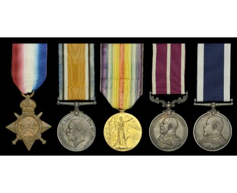 Five: A Naval M.S.M. group of five awarded to Chief Petty Officer T. Williams, Royal Navy, who served in H.M.S. Tiger at the 