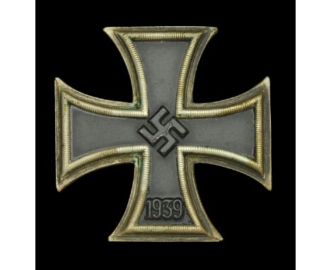 Germany, Third Reich, Iron Cross 1939, First Class breast badge, silver with iron centre, a toned slightly convex constructed