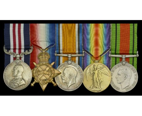 A Great War ‘Western Front’ M.M. group of five awarded to Corporal F. Goddard, 1st Battalion, Hampshire Regiment  Military Me