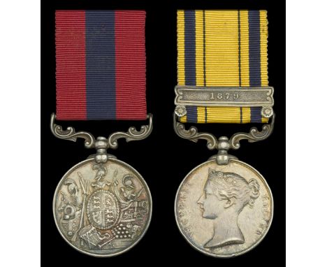 A rare First Boer War 1881 ‘Siege of Potchefstroom’ D.C.M. pair awarded to Driver Alfred Pead, Royal Artillery, for gallantry