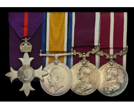 An inter-War M.B.E. group of four awarded to Assistant Commissary and Lieutenant E. Wilson, Indian Miscellaneous List  The Mo