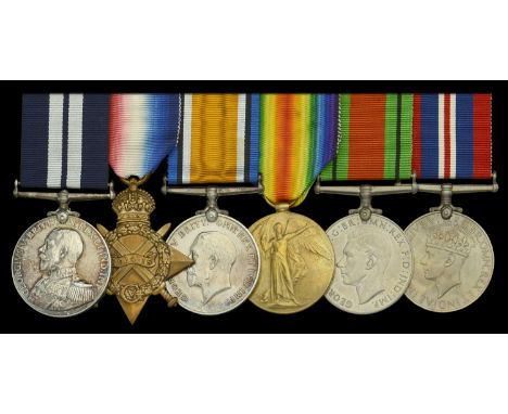 The rare Great War ‘East Africa operations’ D.S.M. group of six awarded to Chief Petty Officer 1st Class, later Wing Commande