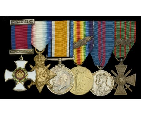 A Great War ‘Western Front’ D.S.O. group of six awarded to Lieutenant-Colonel G. W. Hayward, Royal Field Artillery  Distingui