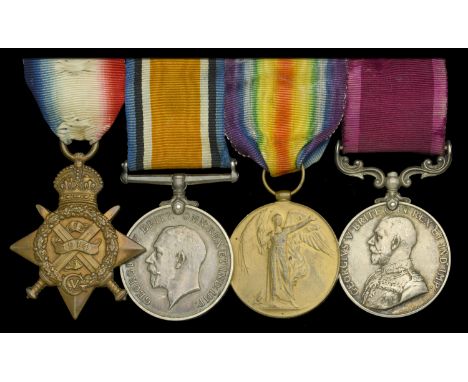 Four: Sergeant G. Linegar, Royal Engineers  1914-15 Star (13737 Cpl. G. Linegar. R.E.); British War and Victory Medals (13737