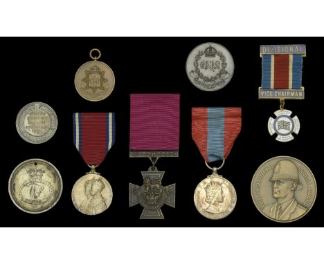 Jubilee 1935, unnamed as issued, in card box of issue; Imperial Service Medal, E.II.R., 2nd issue, (William Anstead), in case