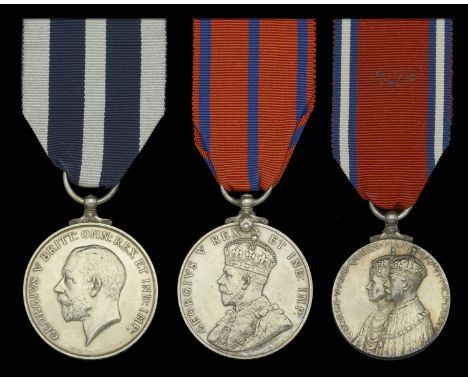 A K.P.M. pair awarded to Deputy Chief Constable A. Waghorn, East Sussex Constabulary  King’s Police Medal, G.V.R., 1st issue 