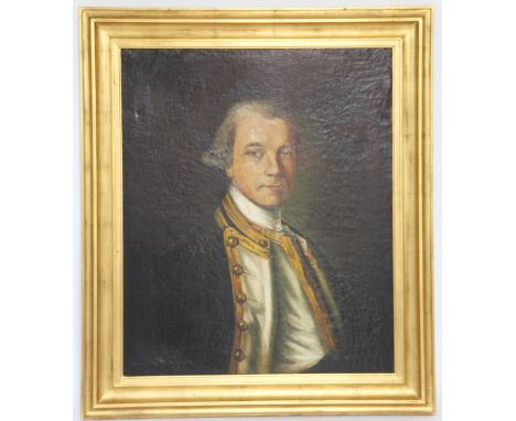 English School, Modern,
oil on canvas, 
Portrait of an 18th century gentleman, 
74.5cm x 62cm - framed