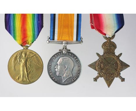 A World War I trio to 16470 Sjt H. Bannister Ches. R. (Cheshire Regiment), comprising 1914-15 Star, BWM and VM (3)
