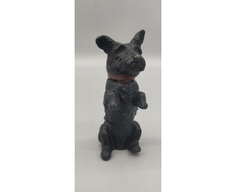 Karl Glazer 1932 Austria Schnauzer Dog Table Petrol Lighter  [13.5cm] 