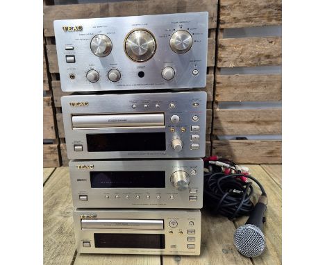 Vintage Hi-Fi Separates; Teac integrated stereo amplifier A-H300, TUNER T-H300, DISCPLAYER PD- H300C &amp; CASSETTE DECK R-H3