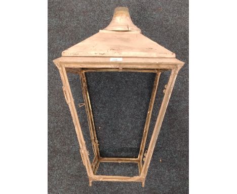 Antique outside lantern frame [no glass]
