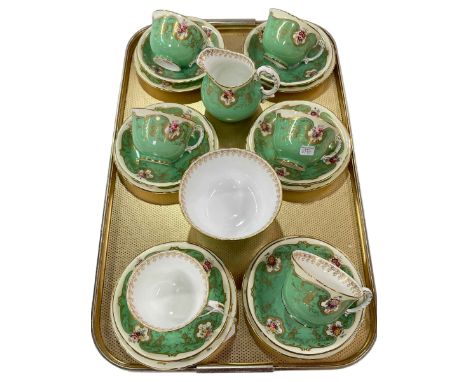 Twenty piece Royal Worcester tea set.