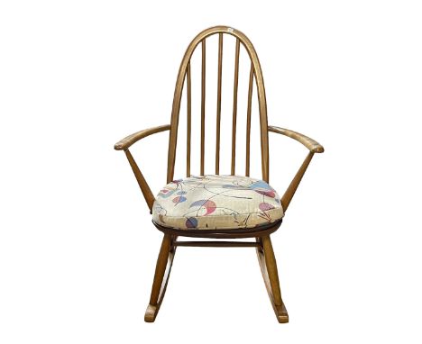 Ercol Quaker back rocking chair.