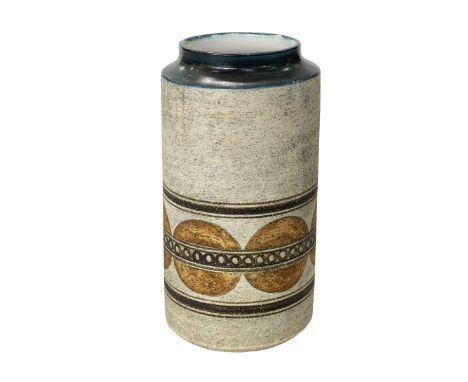Troika shouldered vase signed R L England, 19.5cm.