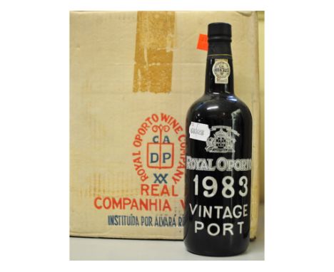 Twelve bottles of Royal Oporto Vintage Port, 1983, in original cardboard box   