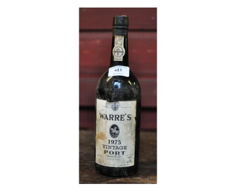 A bottle of Warre's Vintage Port, 1975