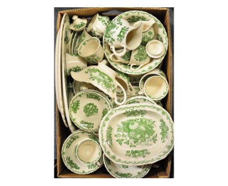 A Mason's Fruit Basket pattern part tea and dinner service, a Royal Doulton Yorktown part tea and coffee service, other assor