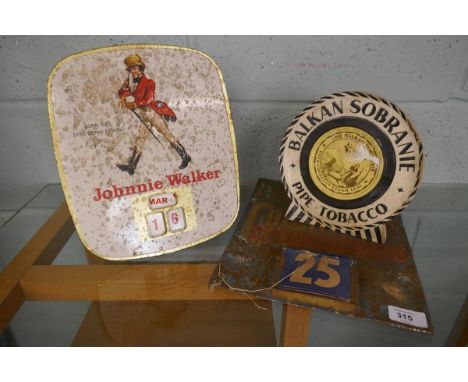 3 vintage tobacco advertisements 